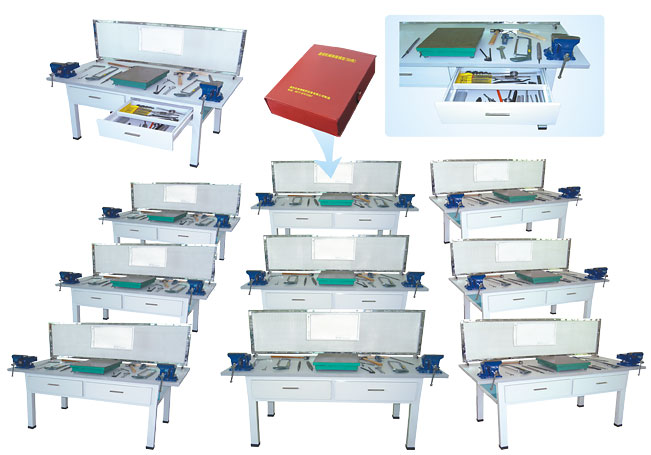 HY-901型鉗工實(shí)驗(yàn)室設(shè)備（鉗工實(shí)訓(xùn)桌、單面2工位）